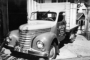 Lieferfahrzeug um 1950